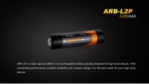 Fenix 18650 - 3200mAh - Acumulator - ARB-L2P
